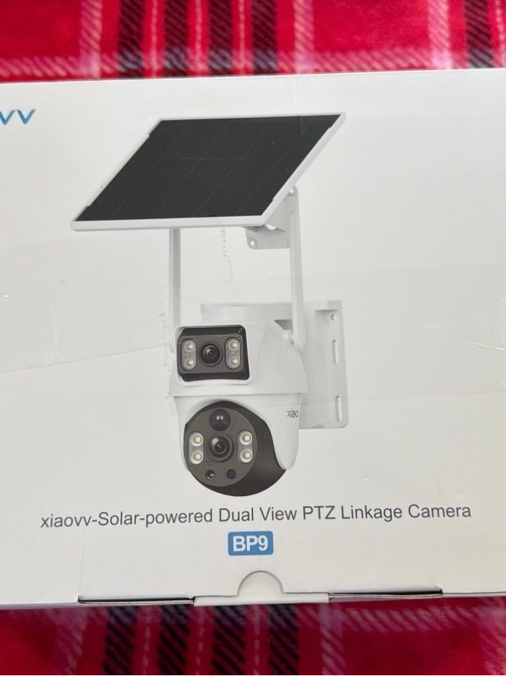XIAOVV BP9 4G LTE Solar Dual Lens PTZ Security Camera